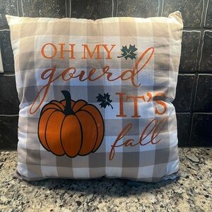 Fall accent pillow